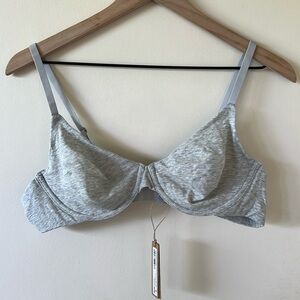 SKIMS grey underwire bra | 40B
